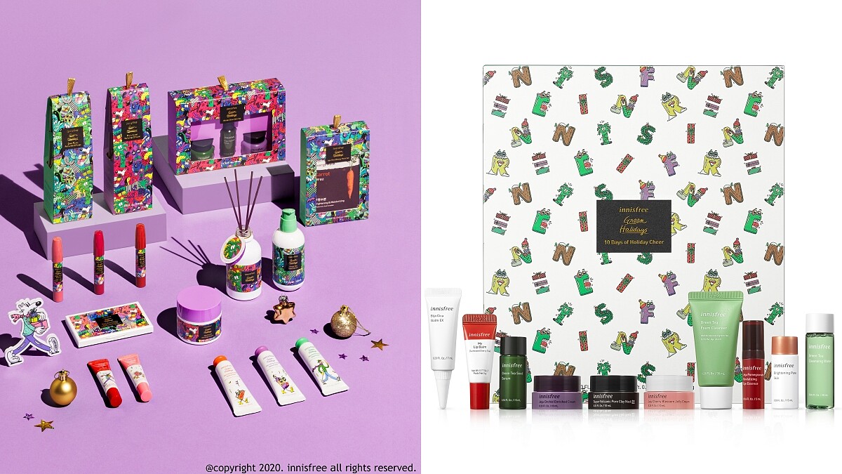 innisfree 2020綠色聖誕!滿額直接贈送聖誕倒數月曆,任買一樣還會捐出部份收益給伊甸基金會