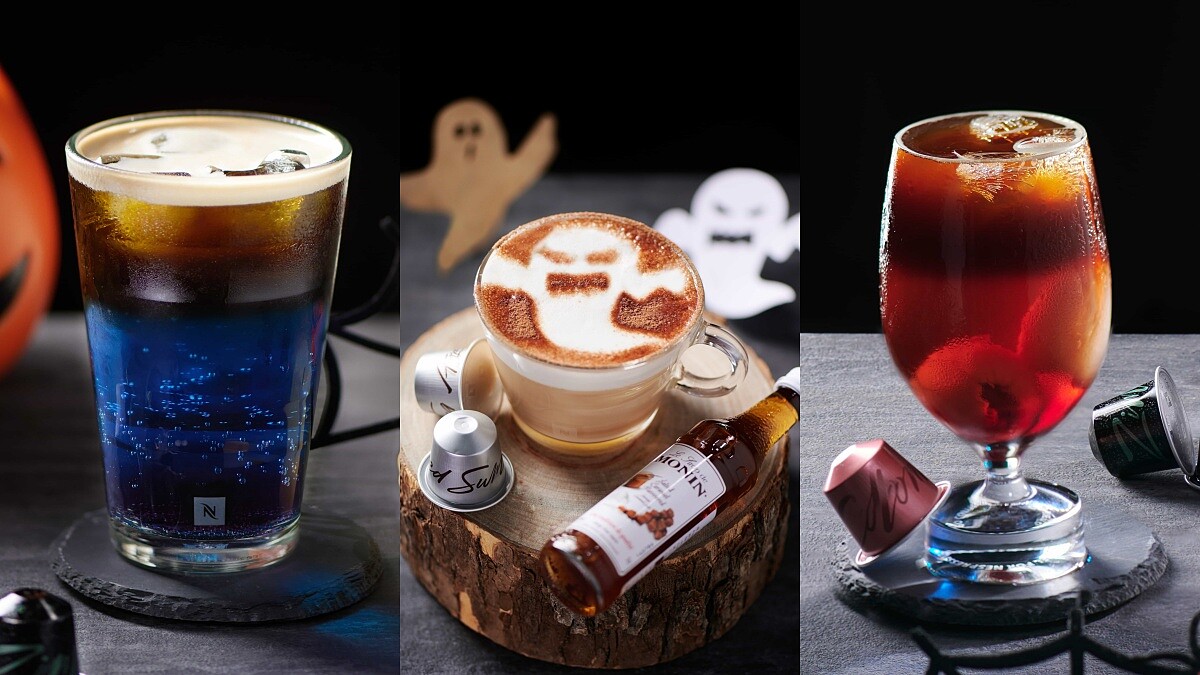 黑皮鬼來搗蛋!Nespresso推3款萬聖節咖啡特調食譜,超逼真的眼球咖啡驚悚登場