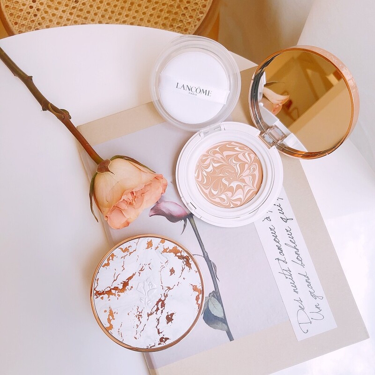 蘭蔻超極光精華水粉霜