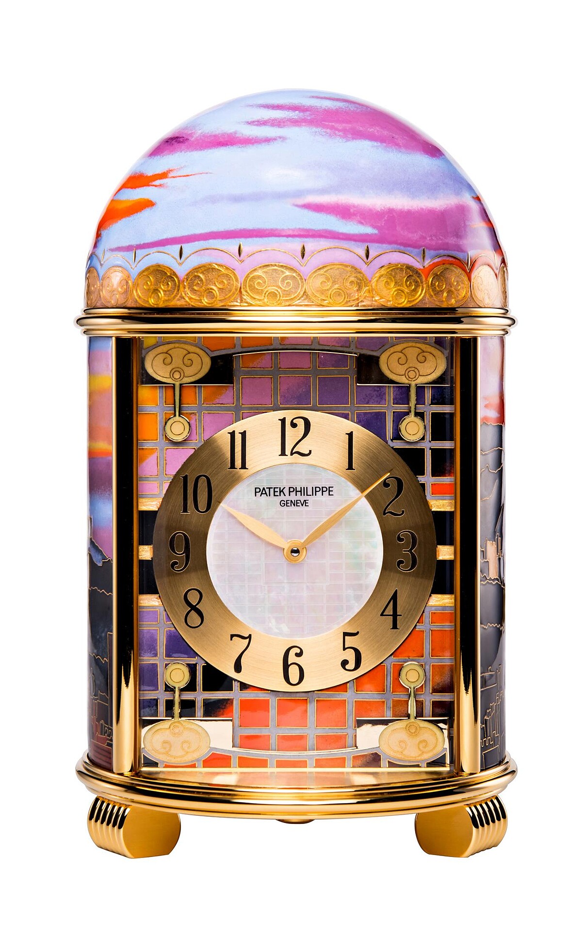 百達翡麗珍稀工藝系列的圓頂座鐘