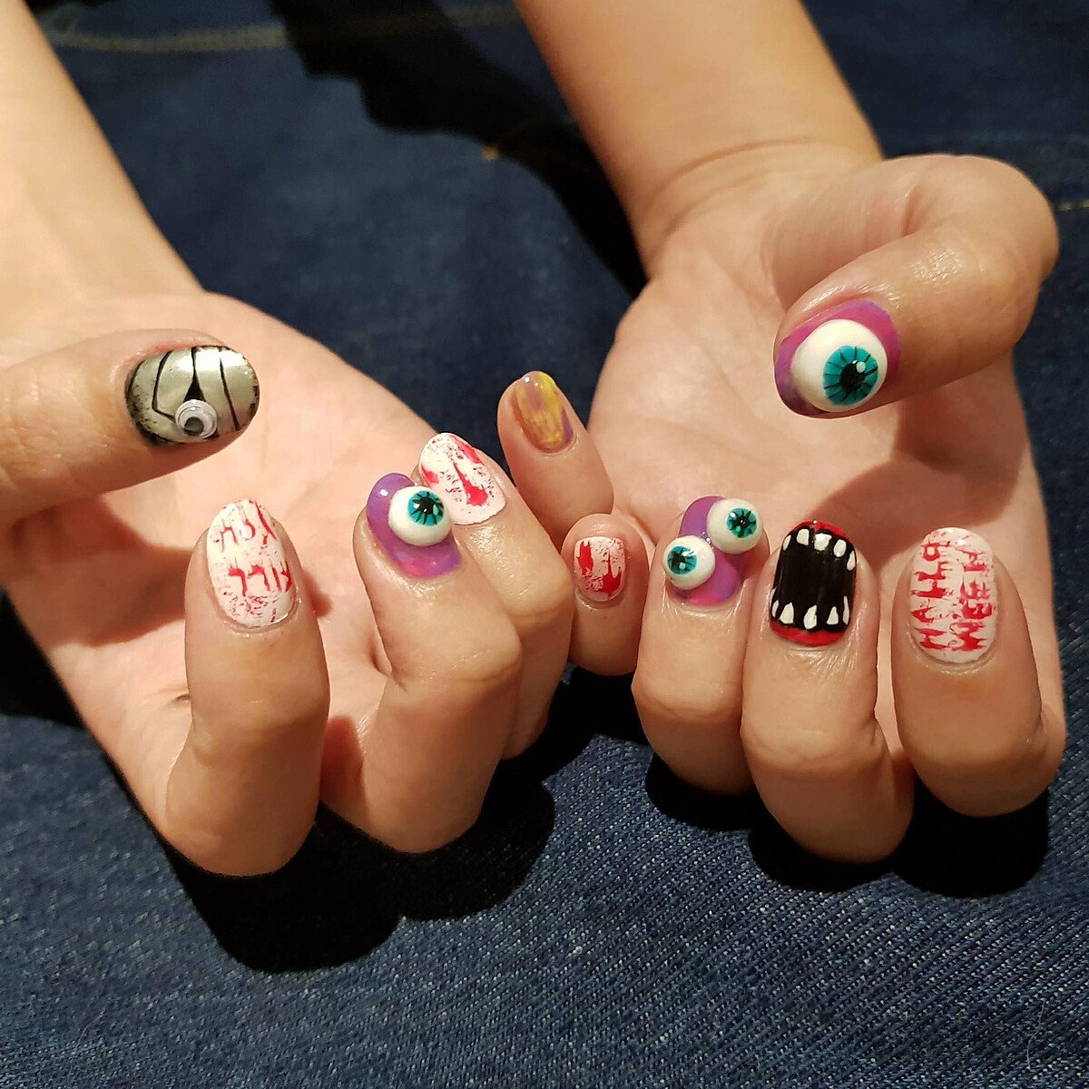 彩繪示範By Envie Nail