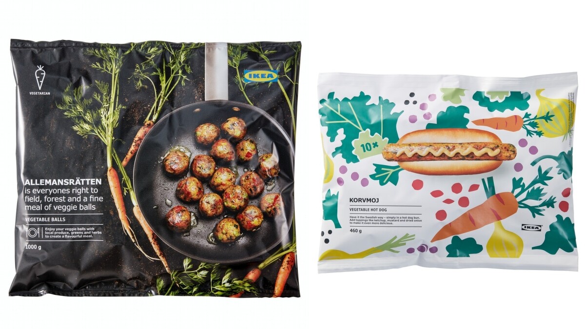 IKEA還有蔬菜熱狗、蔬菜丸能選擇