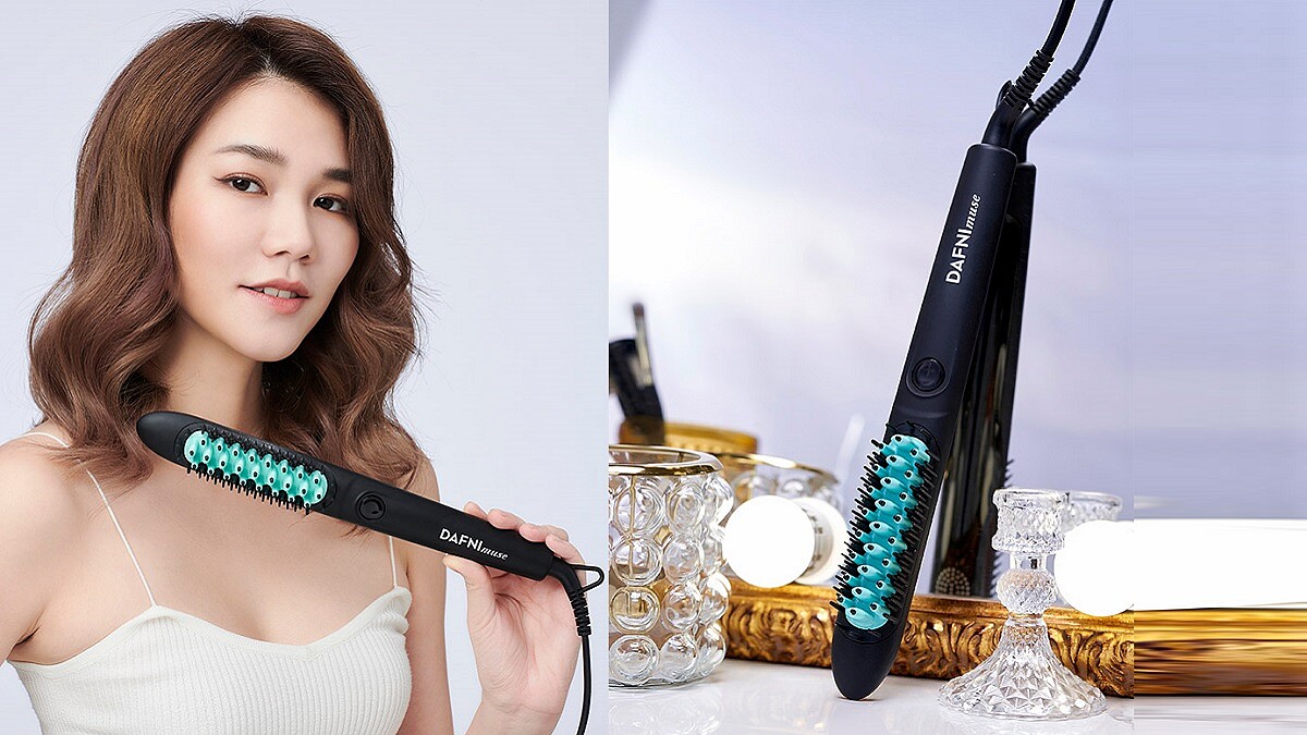 頭髮造型神器推薦！各種韓妞時髦捲、女神柔順直髮，DAFNI muse都幫你輕鬆達成，而且髮絲還超亮澤！