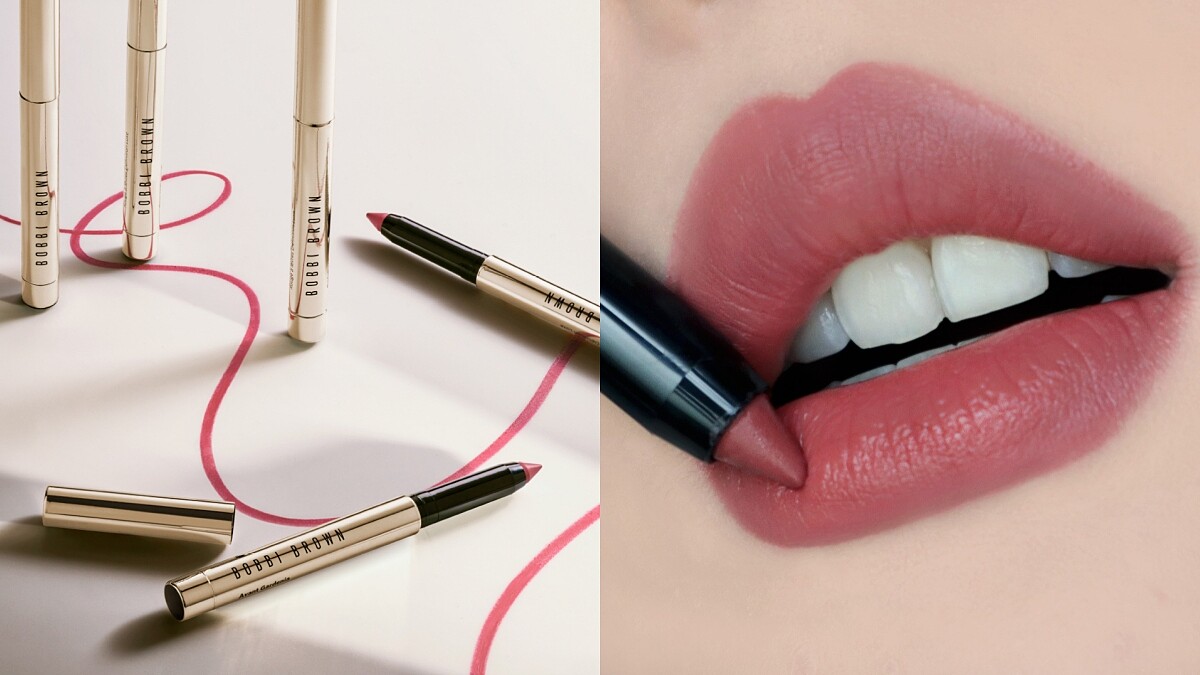 Bobbi Brown 2020全新口紅「頂尖唇膏」金緻絲絨唇膏，細長筆型拿起來好優雅、一抹更是絕美絲絨光