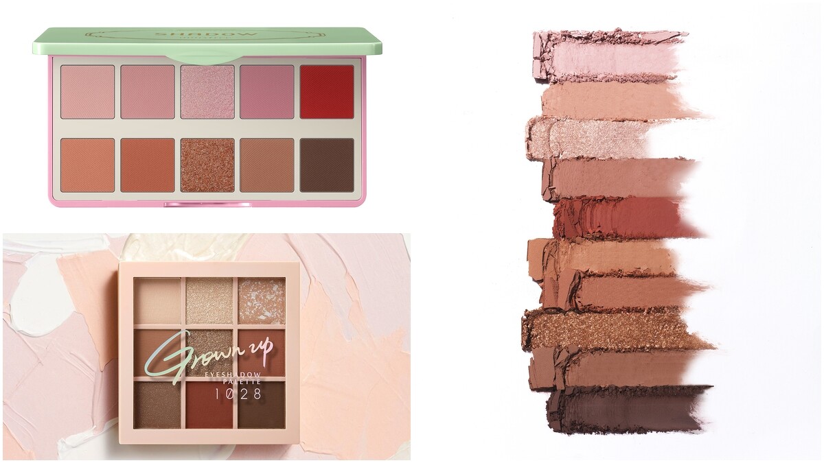 1028 調眼色限量眼彩盤熟成色,NT420。 Innisfree 摩登復古限量眼彩盤,NT920。