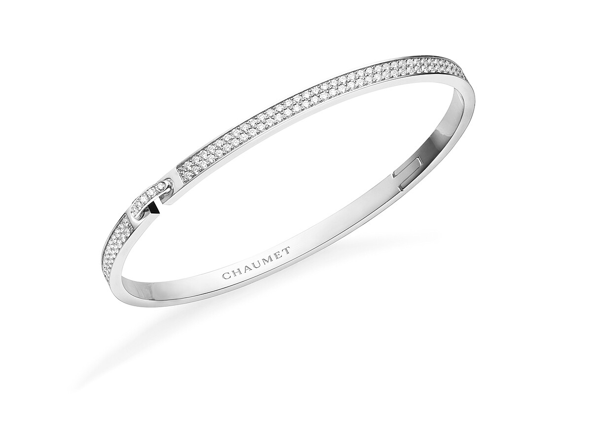 CHAUMET Liens Evidence 18K白金手鐲