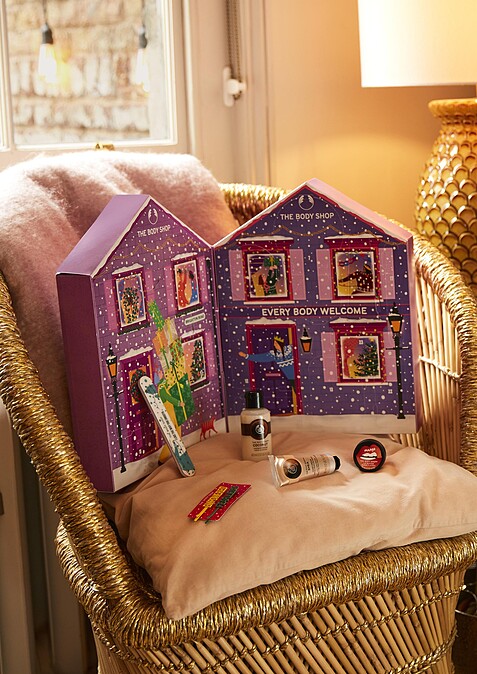 紫色耶誕繽紛小屋倒數月曆禮盒 售價NT2880