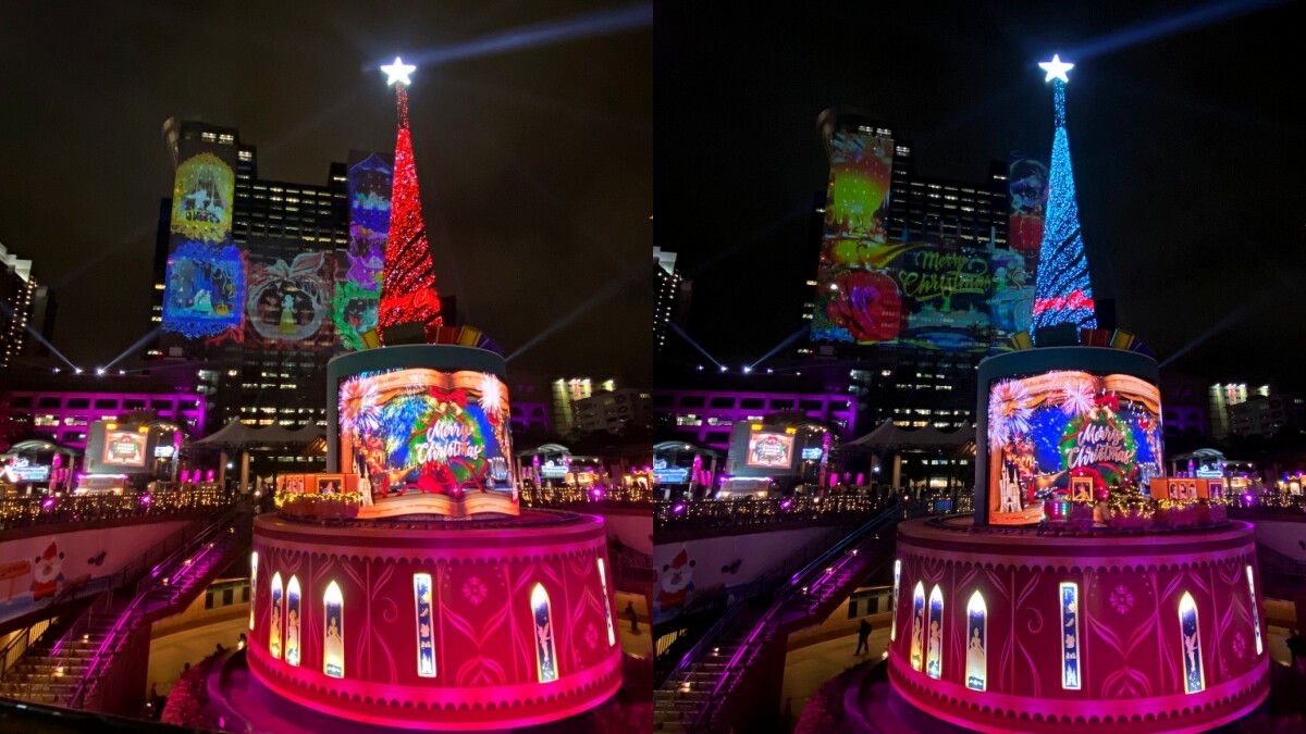 市民廣場主燈耶誕樹實拍