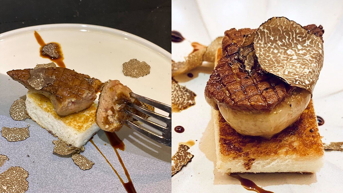 「ROUGI&Eacute; BLACK鴨肝 現刨當季新鮮松露」