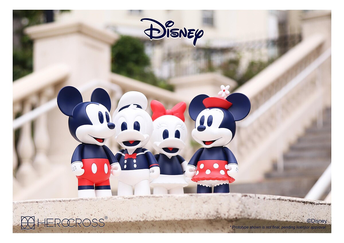 CHUBBY典藏公仔-復刻版 (米奇、米妮、唐老鴨、黛西)