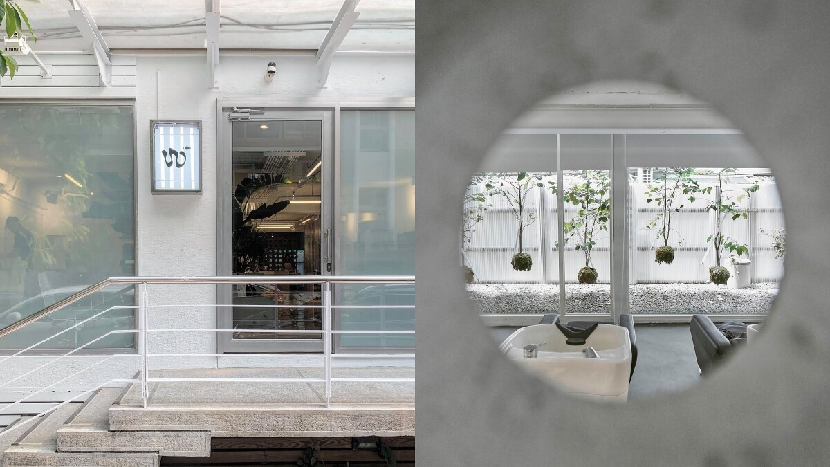 座落於台北東區靜巷，店裝以灰白銀三色調打造純淨藝術實驗空間