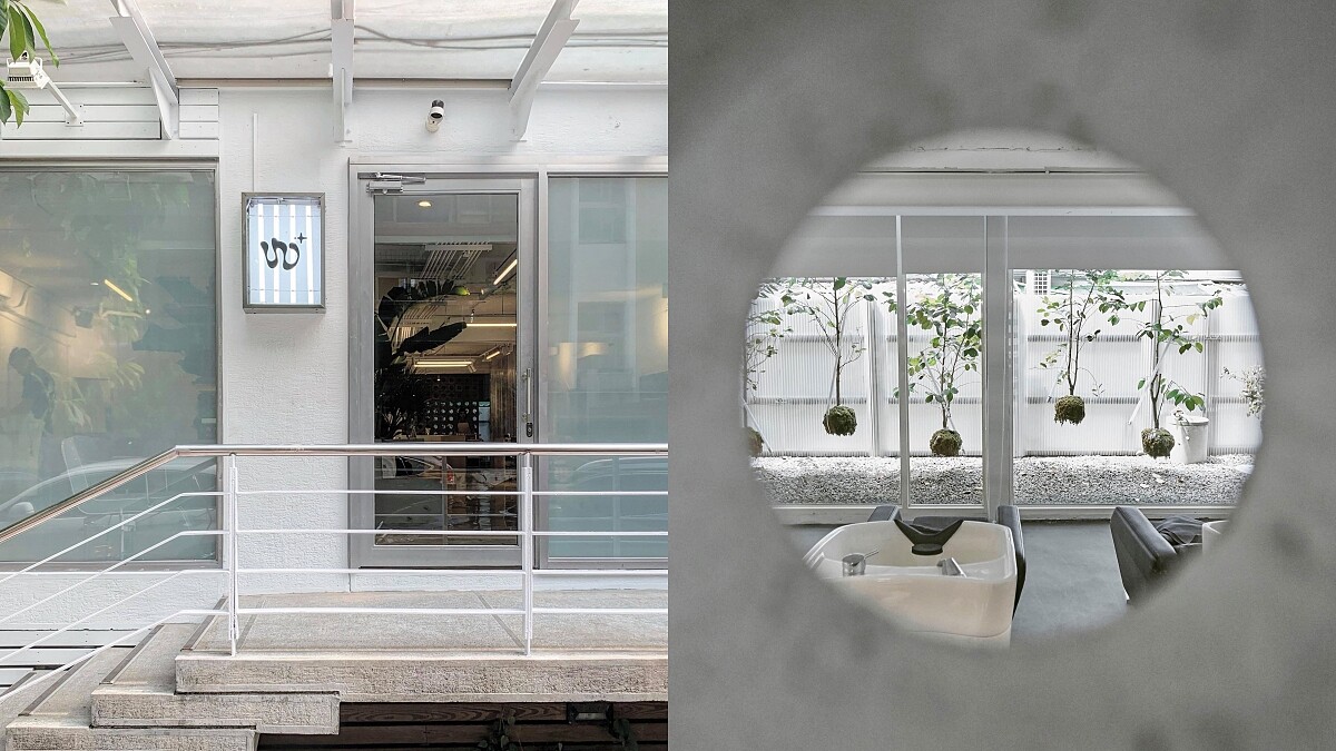 座落於台北東區靜巷，店裝以灰白銀三色調打造純淨藝術實驗空間