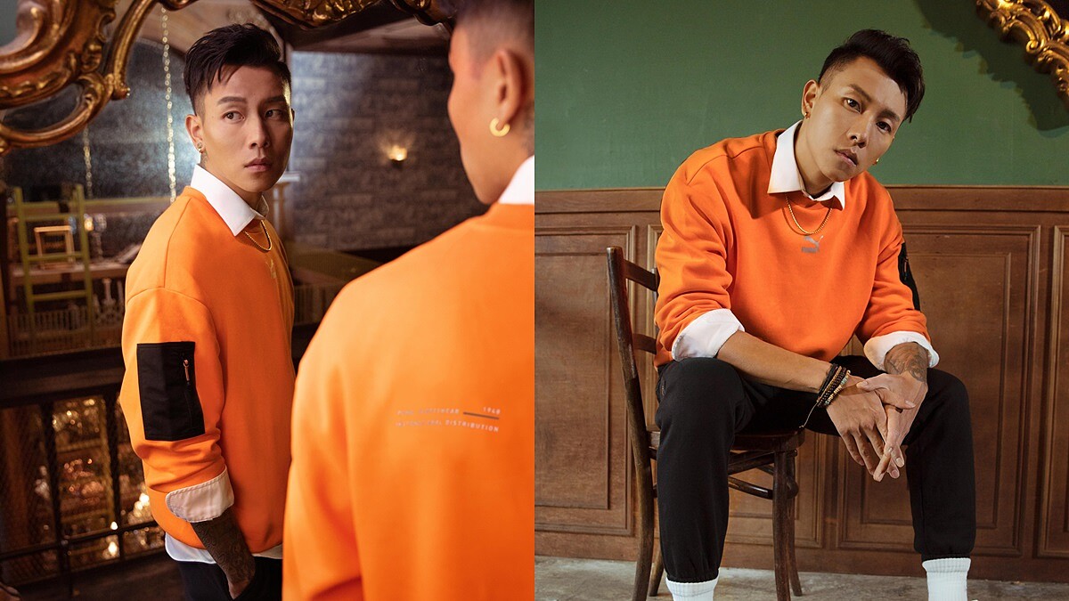 嘻哈男神E.SO瘦子穿上亮橘潮裝帥氣度刷新高！引發熱烈討論的球鞋是這雙