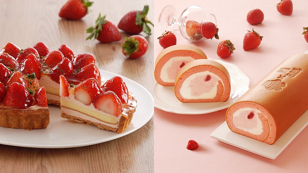 草莓季限定！亞尼克推雪莓戀生乳捲，13款甜點草莓甜點期間限定登場