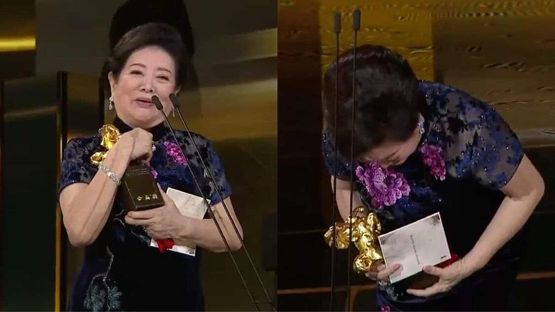 「國民阿嬤」陳淑芳一次奪金馬57最佳女主角、最佳女配角！感性淚灑舞台：63年才拿到金馬，我是演員，不是明星！