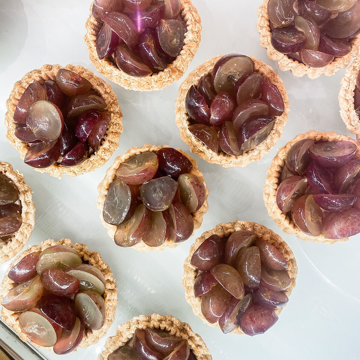 巨峰葡萄巧克力塔