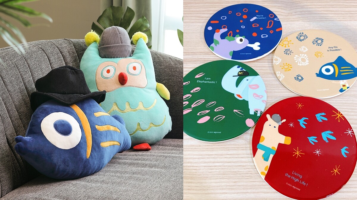 HOLA超暖心聖誕小物必收！手繪魚頭先生、貓頭鷹等12款居家小物療癒又實用，更藏了滿滿愛心