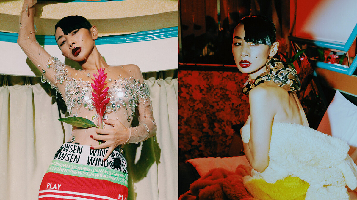 白靈「愛Love和平」 做自己的神！正能量金句教主「唯一讓我快樂的時候，就是好好當白靈。」