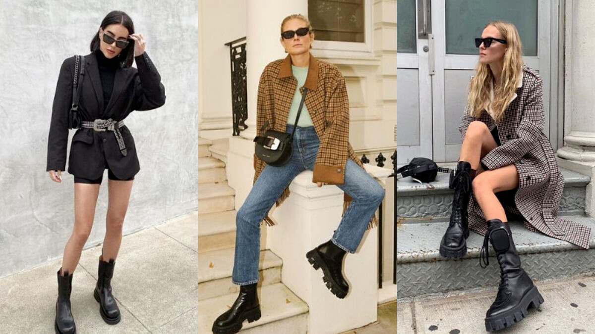 可鹽可甜氣勢單品！盤點 5 款超時髦的「鋸齒厚底靴」穿搭 Look，讓你一秒擁有超模逆天大長腿