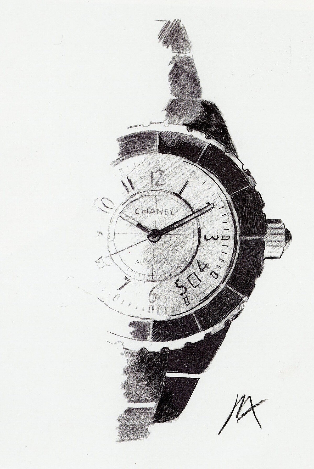 Jacques Helleu J12設計手稿