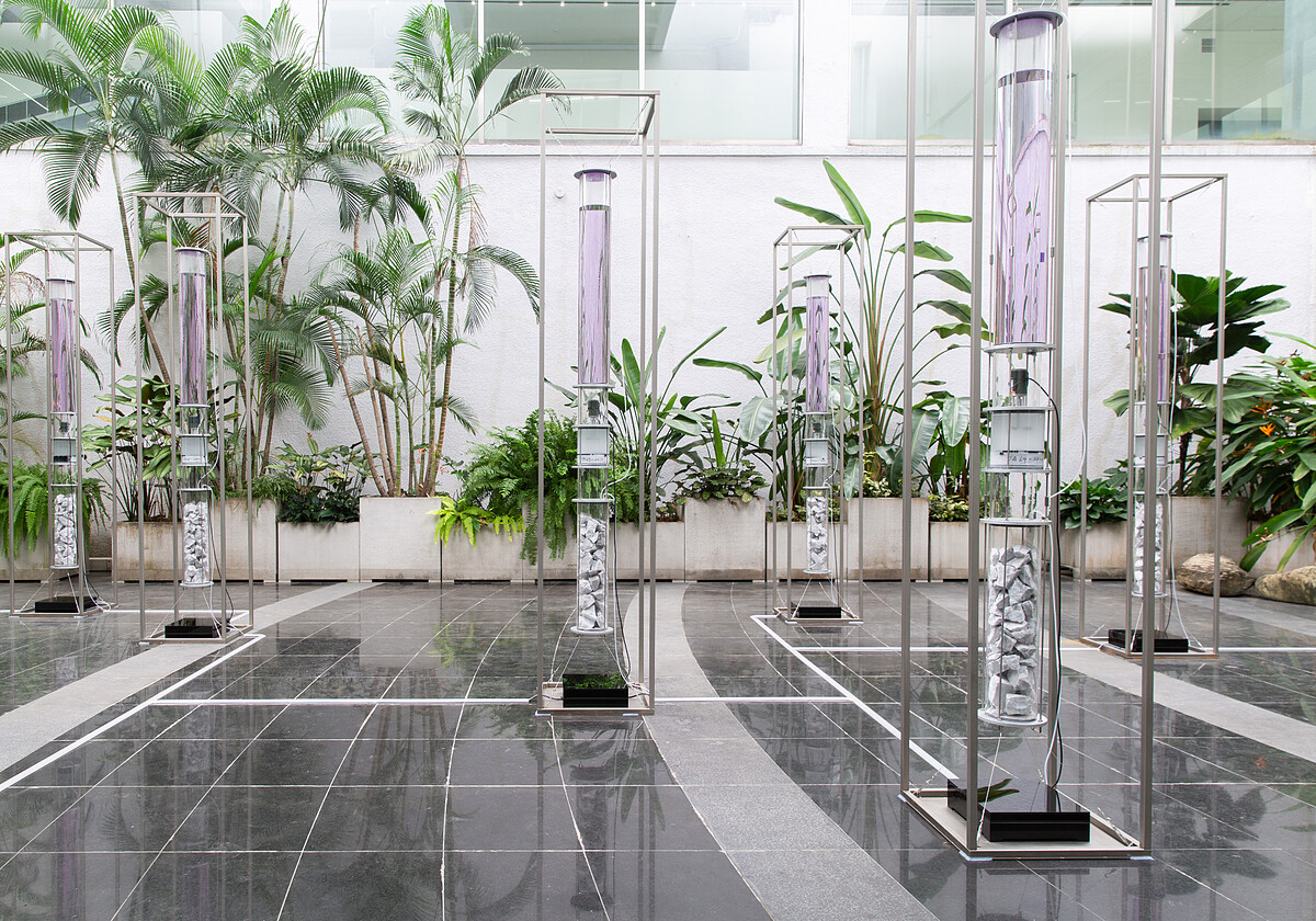 張永達，《scape.unseen_model-T》，2020，裝置，尺寸視空間而定。圖像由藝術家及臺北市立美術館提供。