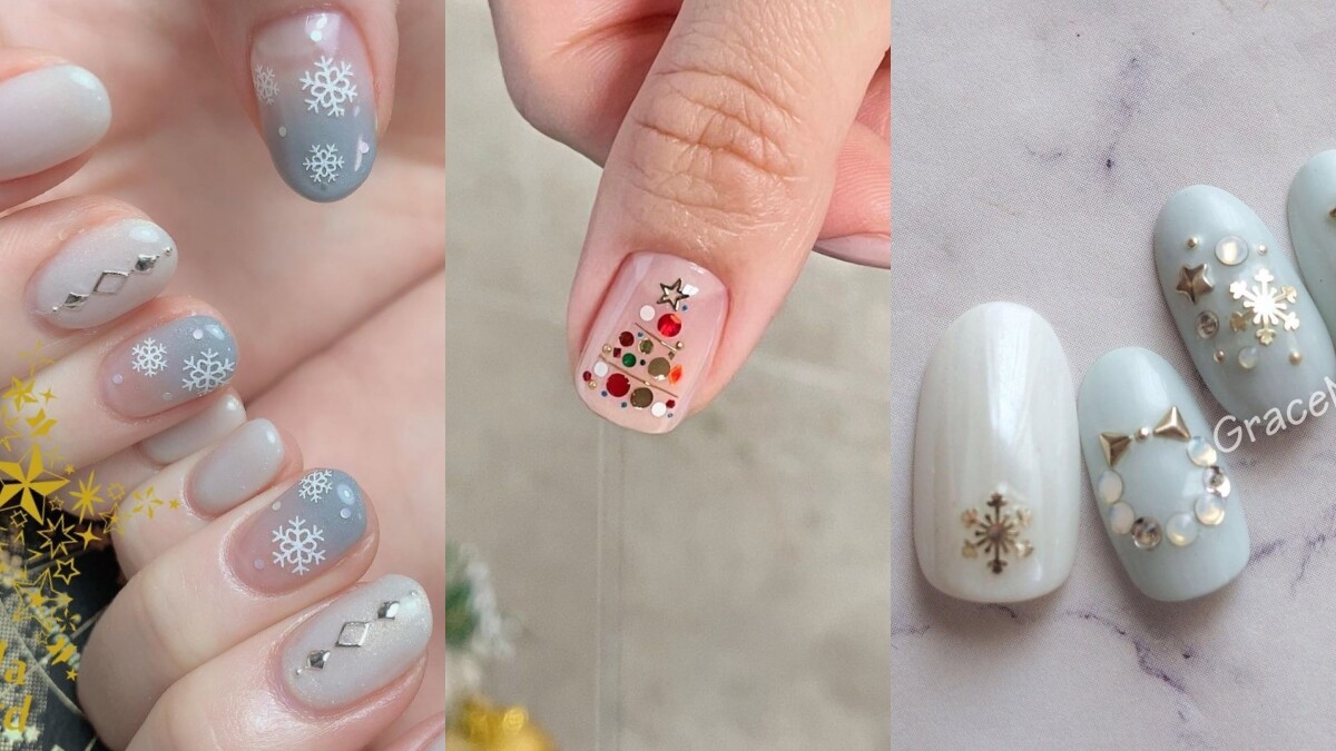 永不過時的聖誕美甲推薦！跳脫紅綠配色的15款指彩範本超耐看