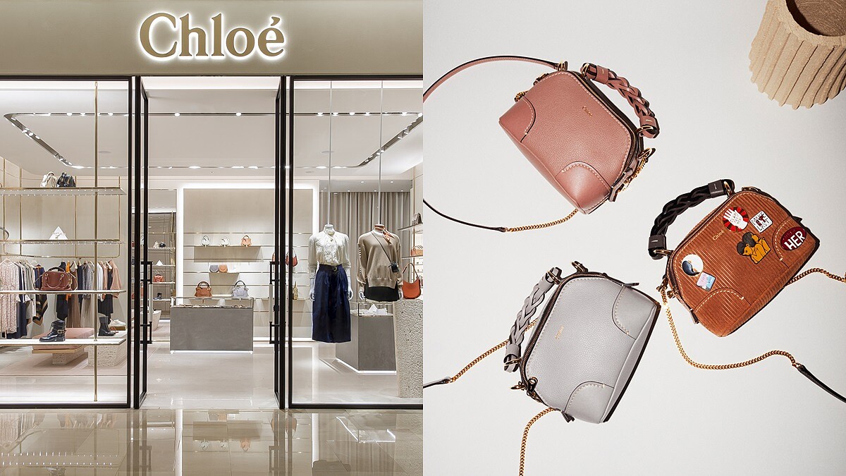 Chloé換上夢幻玫瑰粉新店裝！熱賣C Bag、皮夾、字母項鍊、香氛系列一應俱全
