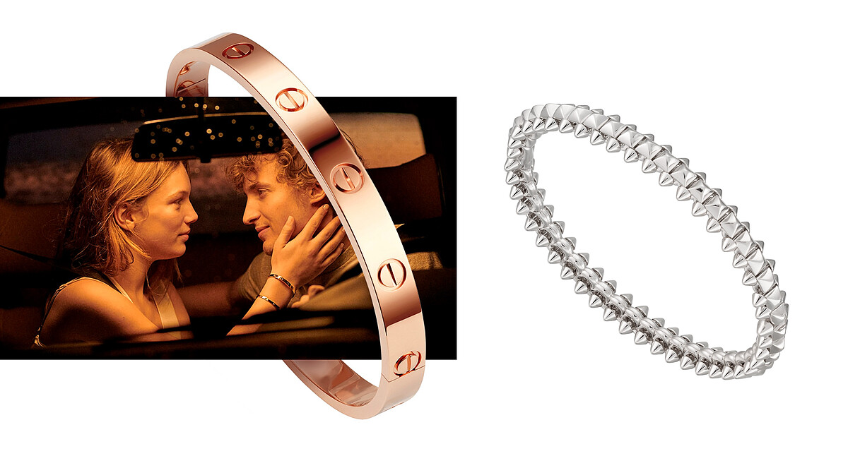 卡地亞LOVE玫瑰金手環、卡地亞Clash白金手環