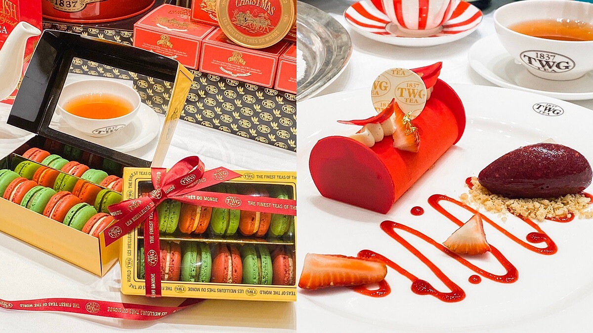 台灣限定聖誕馬卡龍！TWG TEA推耶誕茶香套餐、木柴蛋糕，來一場奢華聖誕大餐