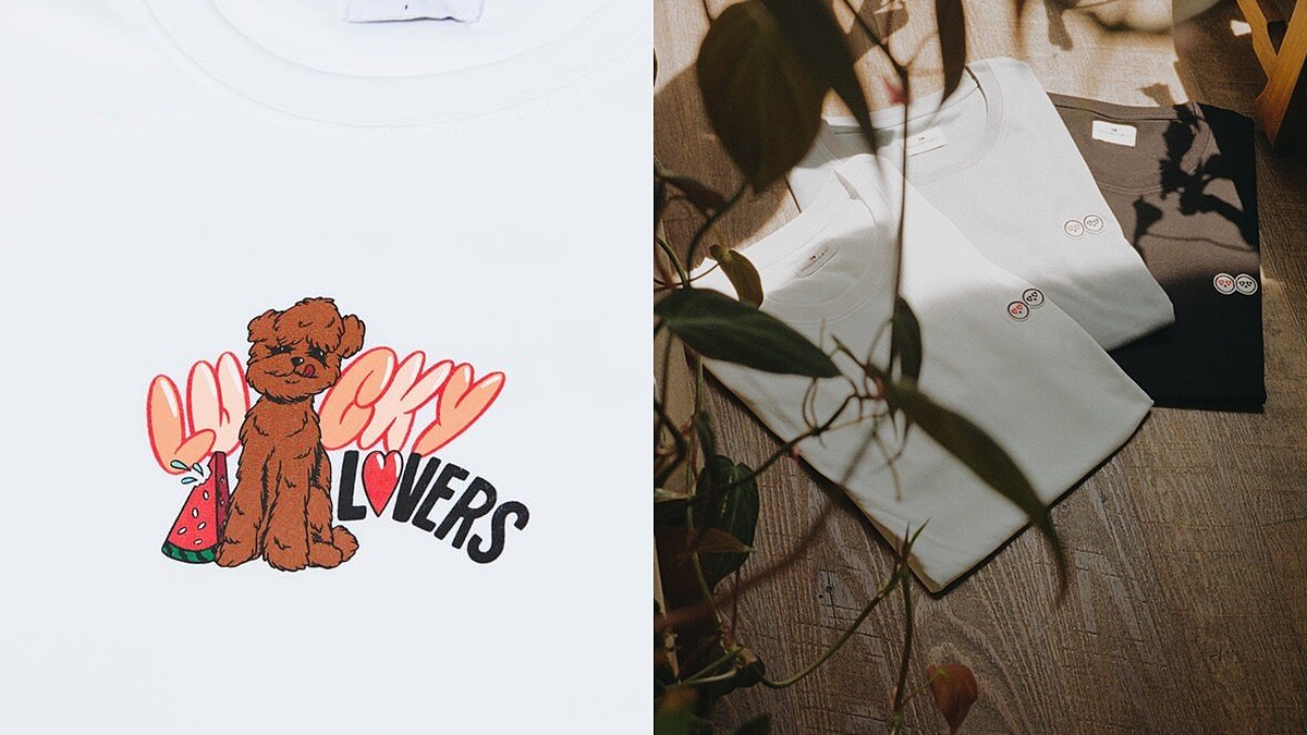 T-Shirt控務必入手!Artifacts再推萌趣品牌Lucky Lovers Club,還有汪星人愛的萌寵圖案