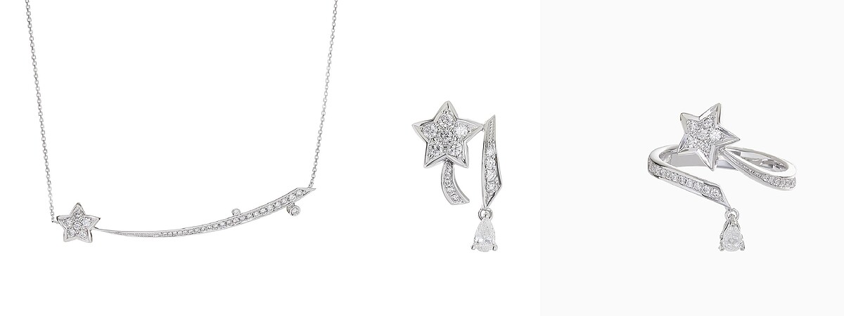 Make A Wish許願星項鍊、Make A Wish許願星耳環、Make A Wish許願星戒指 The Queen王后之星戒指