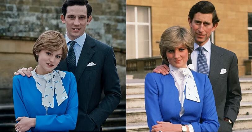 《王冠》黛安娜王妃、查爾斯王子