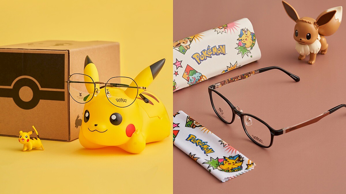 皮卡丘、伊布、傑尼龜都來了！小林眼鏡攜手寶可夢推出聯名眼鏡，整付配到好不用2千