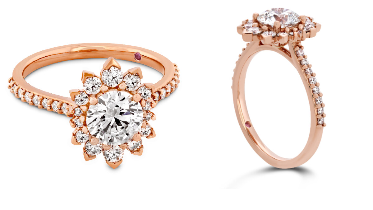 BEHATI SAY IT YOUR WAY戒指(玫瑰金、鑽石、粉紅剛玉、主鑽約0.30ct起)