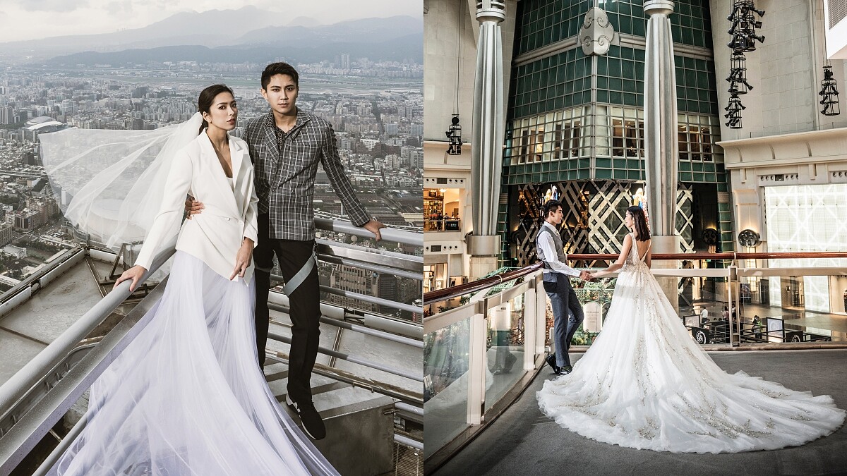 在全台最高的台北101拍攝婚紗不再是夢！每日限定一組新人絕對要把握機會