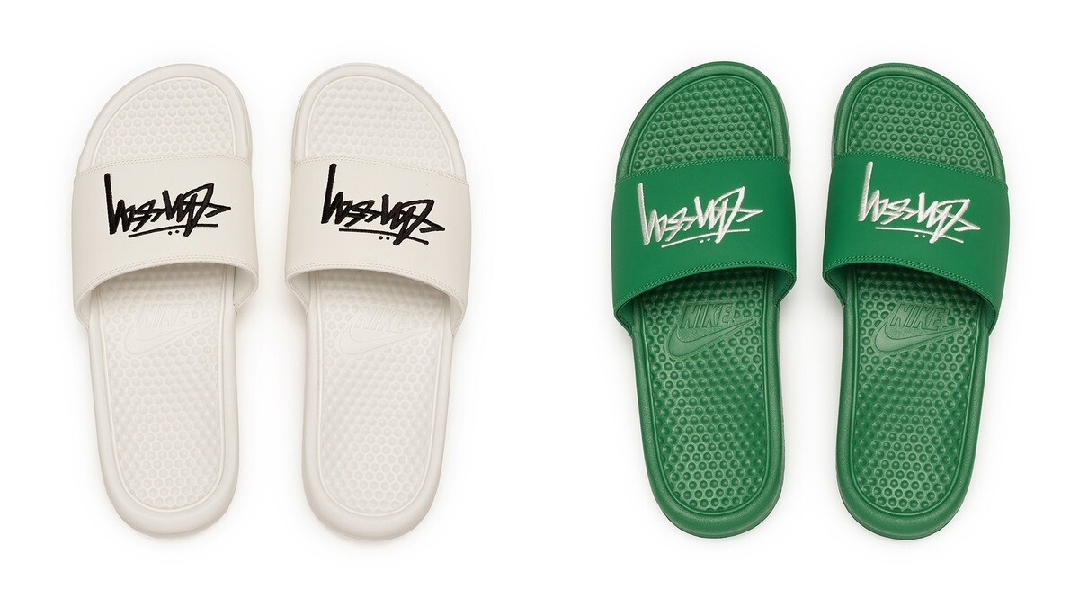 Nike X St&uuml;ssy聯名系列拖鞋