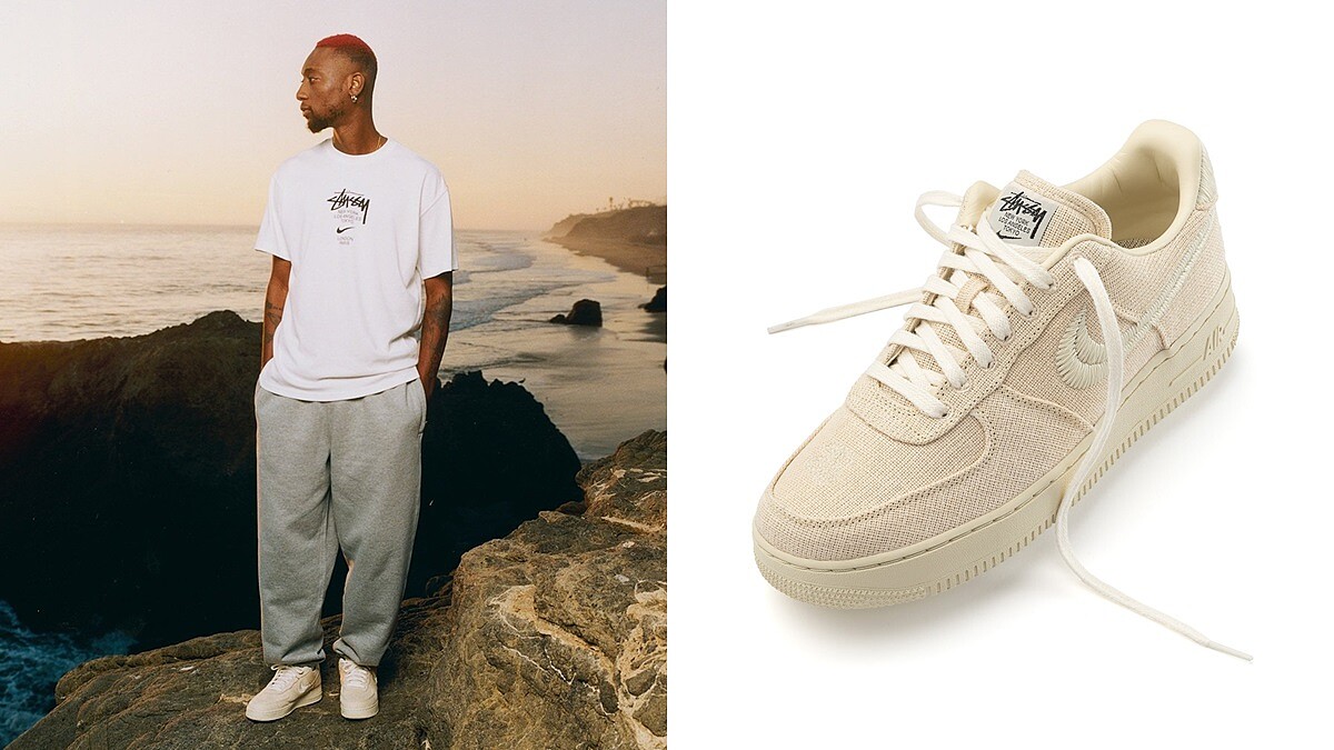 Nike X Stüssy聯名球鞋Air Force 1台灣將開賣！還有大學T、羽絨外套、拖鞋、毛帽