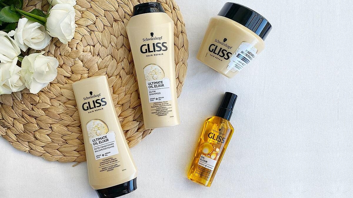 髮型師推爆的開架洗護髮，靠施華蔻GLISS「護髮1＋1」油霜Mix，柔順效果媲美專櫃， 髪質柔順到估溜～