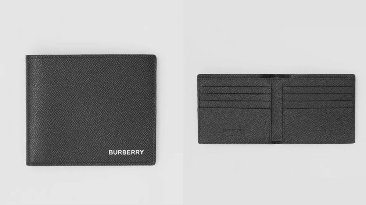 Burberry雙摺皮夾