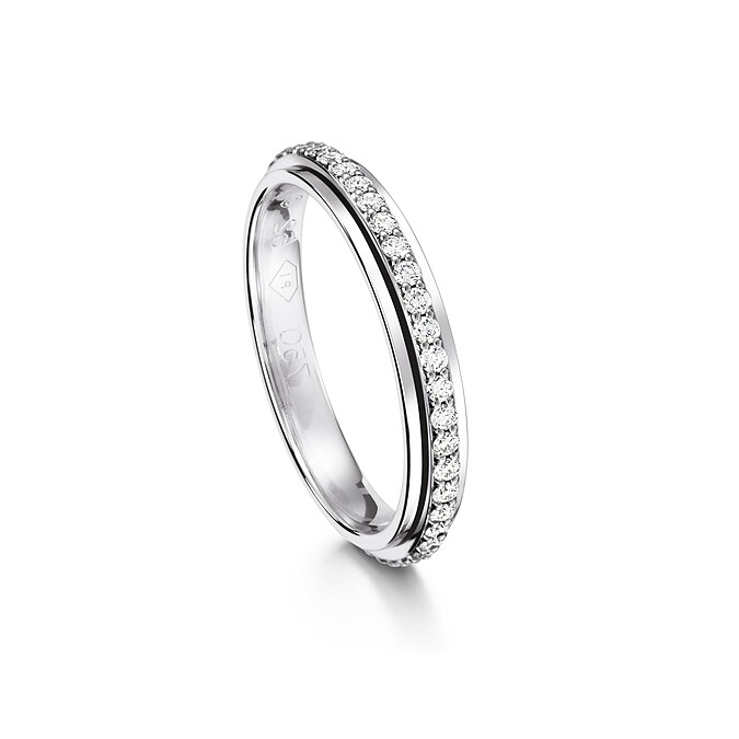 PIAGET Possession系列18K白金鑲鑽戒指，建議售價NTD133,000_G34PR600