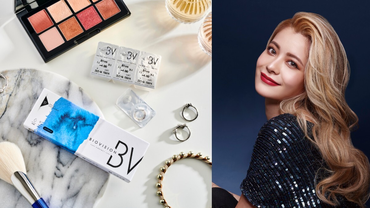 藍與棕交織出無敵的電眼魅力 人物:林珈安