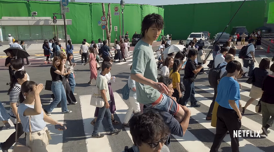  Netflix 《今際之國的闖關者》CG特效東京涉谷空城畫面