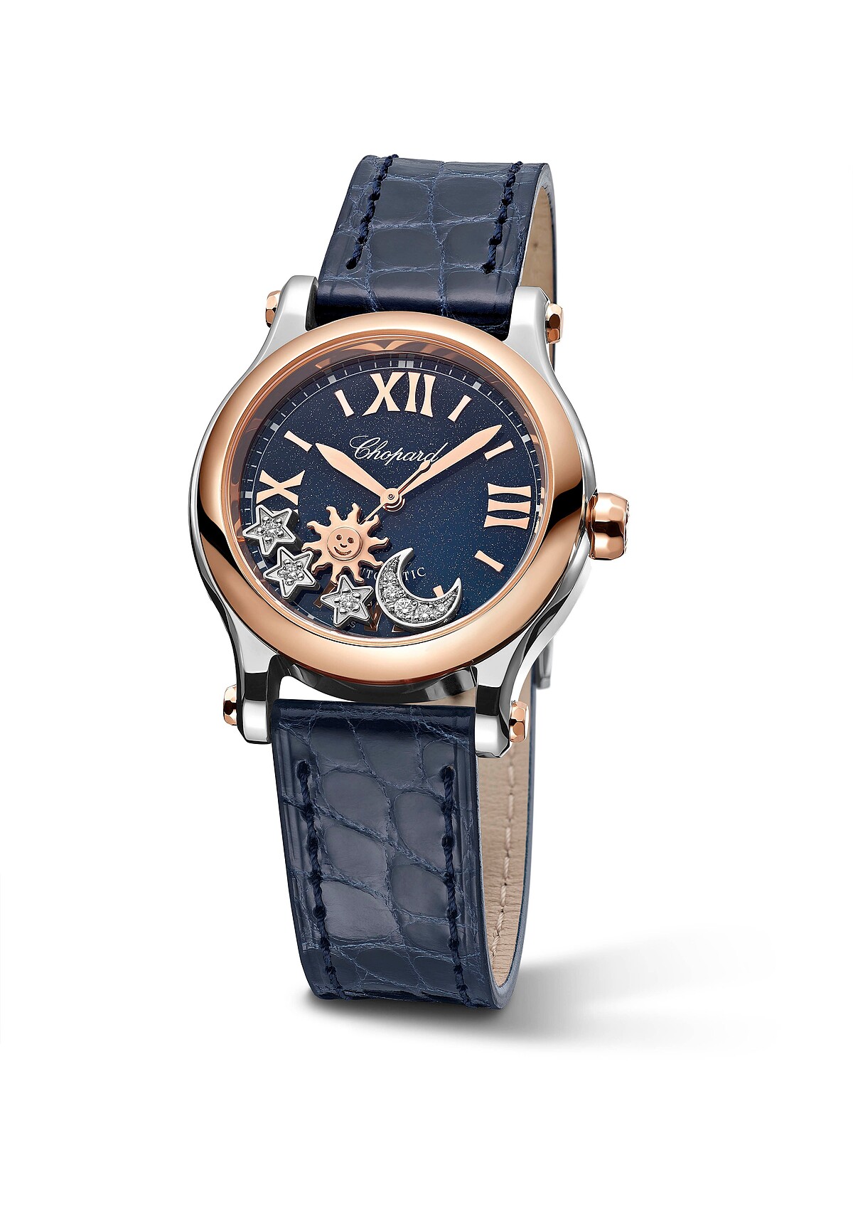 Chopard 蕭邦Happy Sport Sun, Moon & Star系列手錶，售價 NT280,000