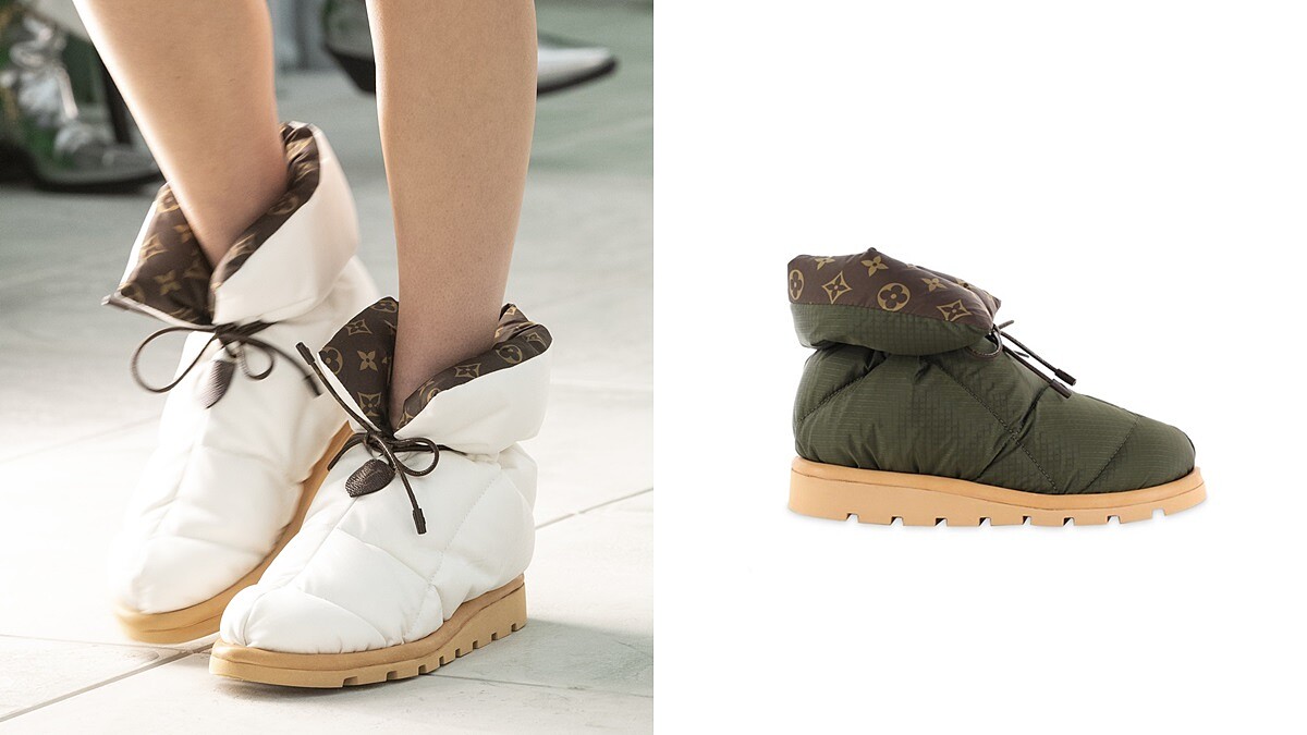 時髦雨靴誕生！LV全新短靴Pillow boot抗寒、防風又防水，穿脫更是方便