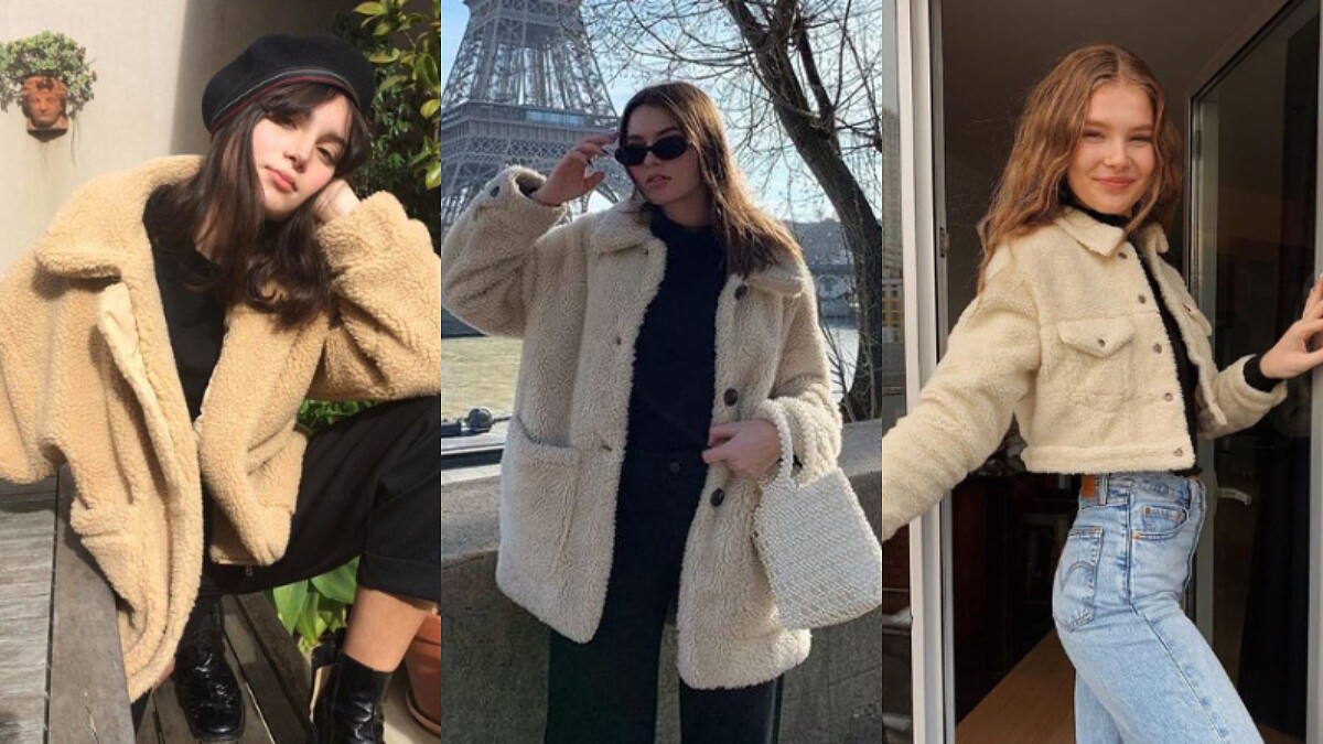 2020 秋冬持續熱燒的「泰迪熊外套」怎麼搭？短版、長版、多色搭配攻略一次整理給你！