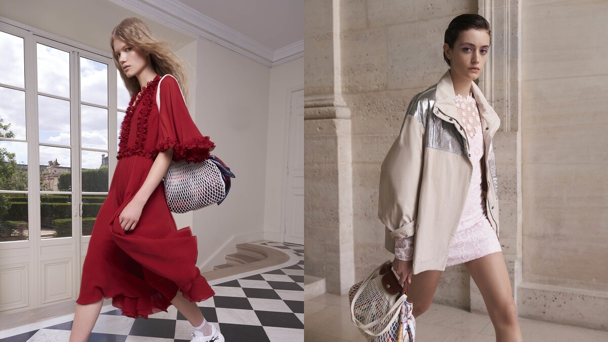 Longchamp Le Pliage Filet漁網包