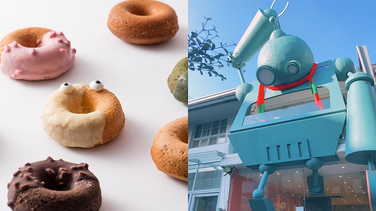 【台中西區】《一支毛》必訪超可愛氣泡飲專賣店！綠色巨型機器人坐鎮，推出2020年末客製化「圈圈禮盒」