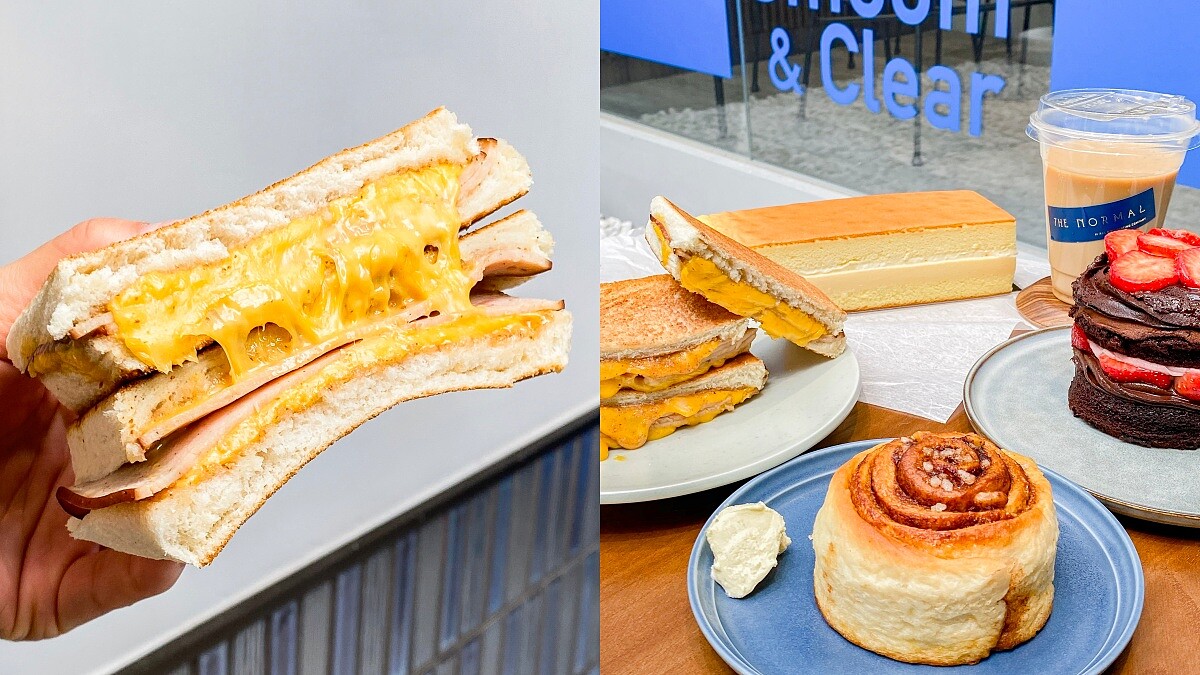 罪惡系下午茶！THE NORMALX真芳X東京巴黎甜點店三大品牌攜手打造4款餐點，必吃草莓巧克力蛋糕、堅果花生醬吐司