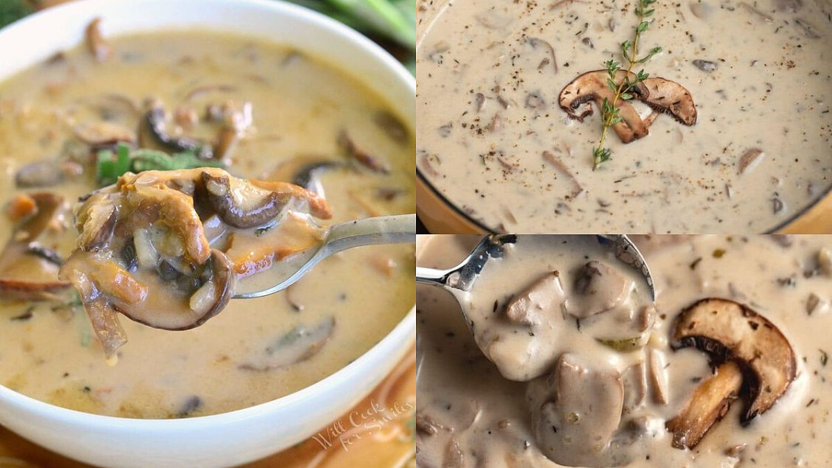 節慶後不可錯過的刷脂湯是這道！低卡版的奶油蘑菇湯食譜做法來了！