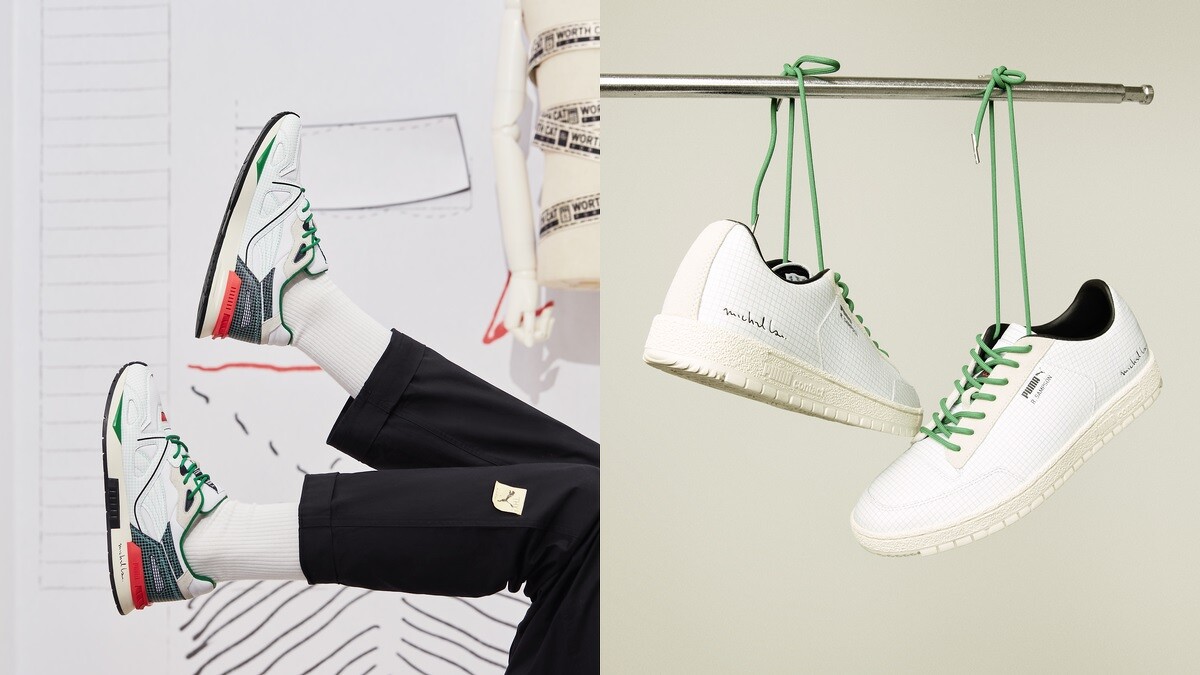 Puma Mirage Mox by Michael Lau及Puma Ralph Sampson 70 by Michael Lau